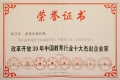 朱正东先生当选“改革开放30年中国教育行业十大杰出企业家”