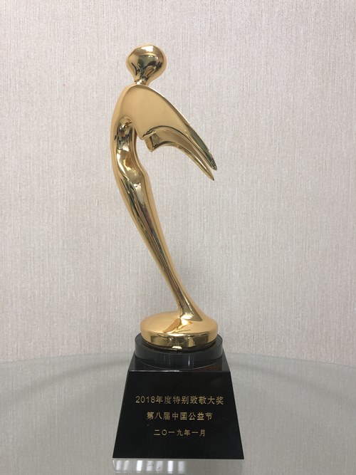 正保远程教育荣获第八届中国公益节“2018年度特别致敬奖”